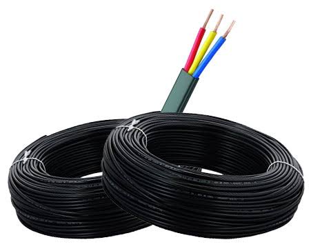 Flat submersible cable for borewell pump water resistant durable Bangalore